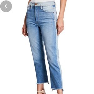 alice + olivia Amazing Two Tone Jeans